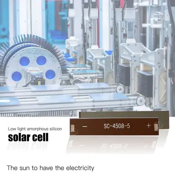 1.8 V 5µA 45×8 mm Dim Luči Za uporabo v Zaprtih prostorih Sončne celice 100pieces Sončne Celice Amorfne Sončne Celice Tankega Filma 5Cells