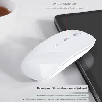 Primeren za ipad Apple macbook brezžična bluetooth miška za ponovno polnjenje prenosni mobilni tablični računalnik namizni računalnik, ki se uporablja