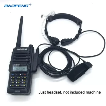 BAOFENG UV-9R Pro Plus Prilagodljiv Grlo Mikrofon Prst PG Mic Slušalka Zraka Cev Slušalke za UV-XR GT-3WP Baofeng Dodatki