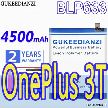 Visoka Zmogljivost GUKEEDIANZI Baterije BLP633 4500mAh za OnePlus 3T/5/5T/6T/7/7T Pro Batteria + Skladbo Kode
