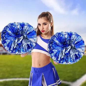 Cheerleading Pom Poms, Odličen Kontrast Barve Peneče Oprijem Cheerleading Strani Cvetje za Stranke