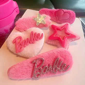 Kawaii Barbie Ostra Cute Anime Dekle Rose Rdečih Plišastih Pet opozoril Star Ljubezen Izdajo Kartice Študent Sweet Modni Lase Posnetek Nova