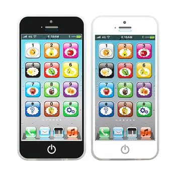 2023 Otrok Izobraževalne Igrače, Mobilni Telefon Music Svetlobo Zaslona na Dotik Učenje Igrače Polnjenje angleški Zgodnje Izobraževanje Stroj