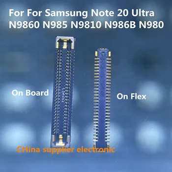 56Pin LCD Zaslon Flex FPC Priključek Na matični plošči Za Samsung Galaxy Note 20 Ultra N9860 N985 N9810 N986B N980