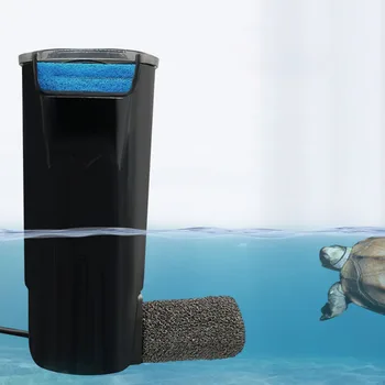 Fish Tank Tiho Filter Črpalka, Velike Zmogljivosti, Oblikovanje Slap Tip Vodo, Čistilec Za Aquarium Fish Tank (4.1 x 15 x 20,1 cm)