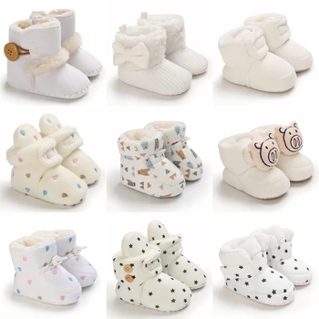 Belo Baby čevlji Zimski Baby Boy Girl Škorenjčki Dezintegratorjev Mehko Malčka Čevlji Prvi Pohodniki, Anti-slip Toplo Novorojenega Dojenčka Jasle Čevlji