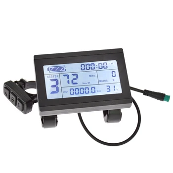 Trenutna Hitrost LCD Za Ebike IP Napetost Sistema Prilagodite Nastavitve IP Nepremočljiva In Dustproof Natančna Merjenja Hitrosti