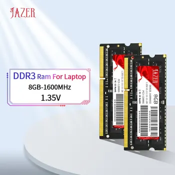 JAZER DDR3 8GB 1600MHz DDR3L Ram Unbuffered Non ECC 1.35 V SODIMM Laptop Notebook Pomnilnik