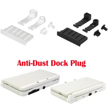 Silikonski Anti-Prah Vtič za Slušalke Polnjenje Dock Prah Dokaz Zaščitnik Skp za Nov Nintendo 3DS XL/LL 3DSXL 3DSLL 2DS Pokrov