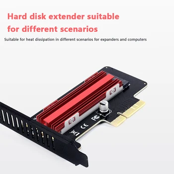 1PC Visoke Kakovosti M. 2 SSD Hladilnik NVME Heatsink Aluminij Zlitine PC Učinkovito Radiator S Termalno Ploščico Za ITX Ohišja Za PS5 Pad